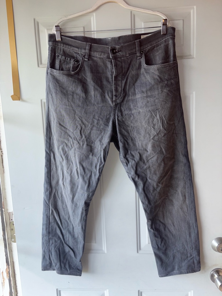 Rag & Bone Gray Fit 3 Classic Jeans Size 38 Short